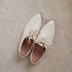 Madewell Frances oxford ivory lace up shoes 9 1/2